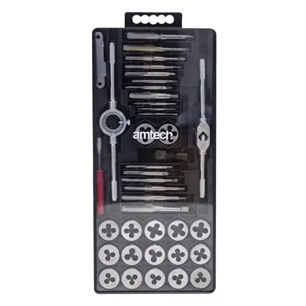 amtech Tap And Die Set In Blow Case 40 Pieces