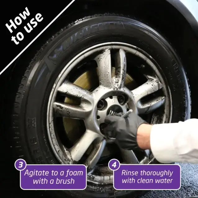 Wonder Wheels Original Alloy Wheel Cleaner With Brush Wheel Cleaning Kit