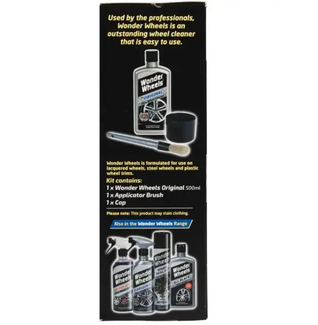 Wonder Wheels Original Alloy Wheel Cleaner With Brush Wheel Cleaning Kit