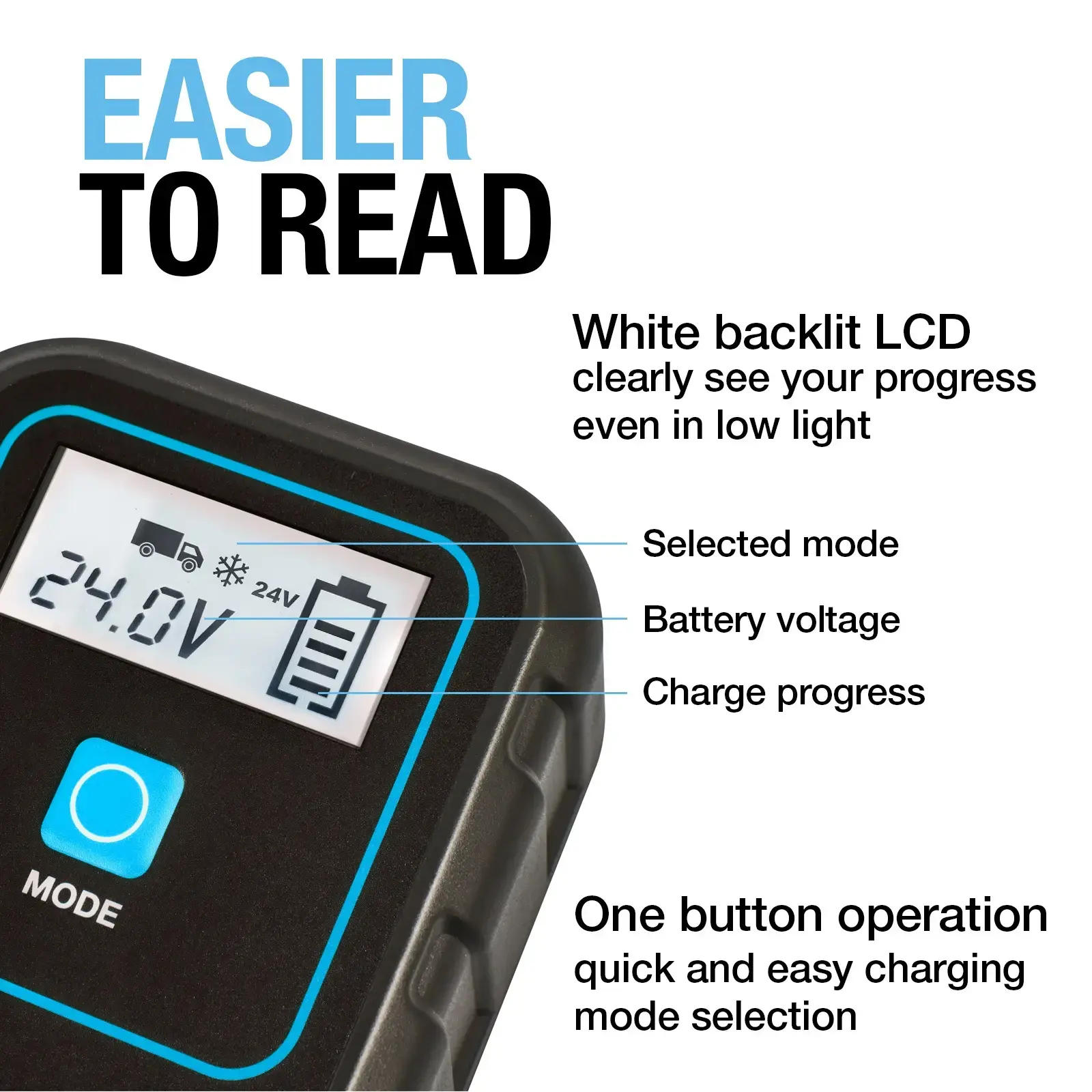 Ring Auto SMARTCHARGE 8 Charger & Maintainer Lithium Battery Compatible 6V / 12V