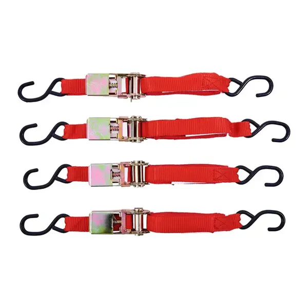 amtech 4pc 25mm Ratchet Tie Down Set (Gs)