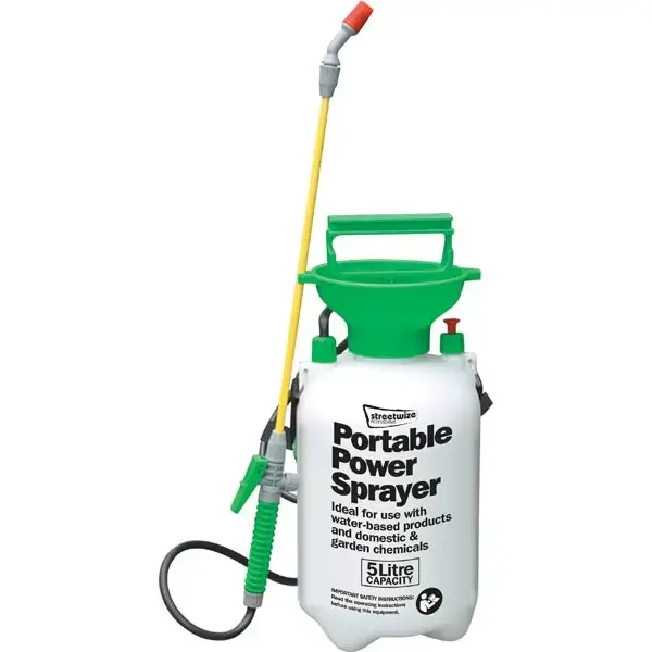 Streetwize Portable Power Sprayer - 5ltr with Lance
