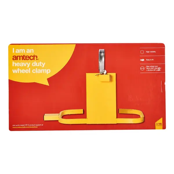 amtech Heavy Duty Wheel Clamp