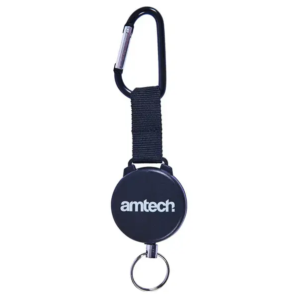 amtech Recoil Keyring With Carabiner