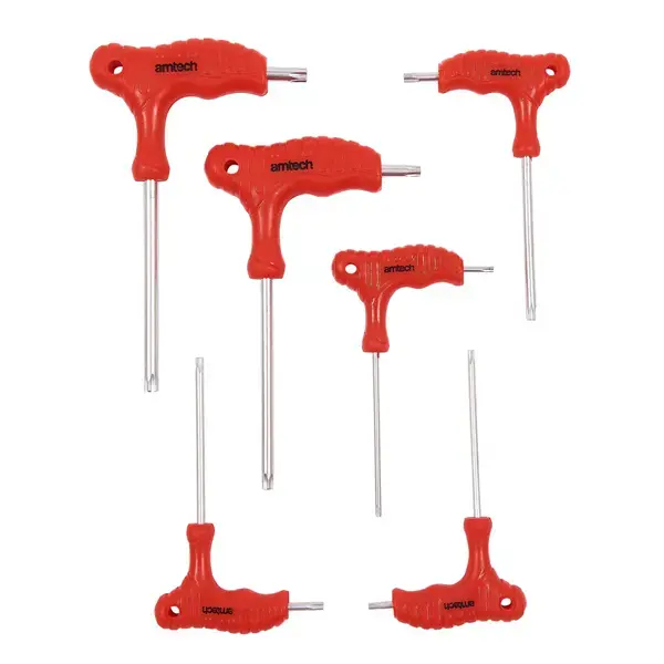 amtech 6pc T-Handle Torx Key Set