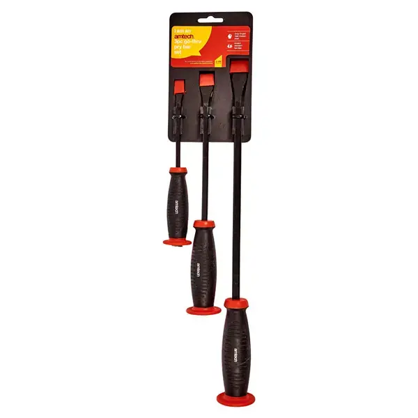 amtech 3pc Go-Thru Pry Bar Set
