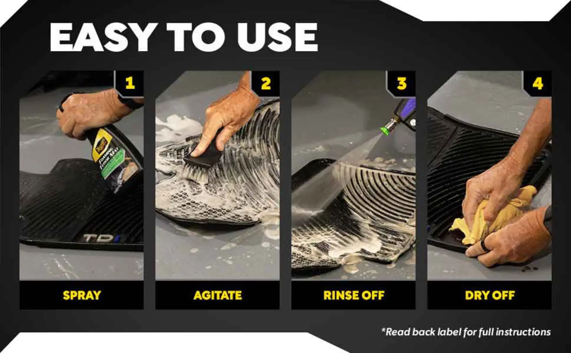 Meguiars Foaming Floormat + Carpet Cleaner 473ml