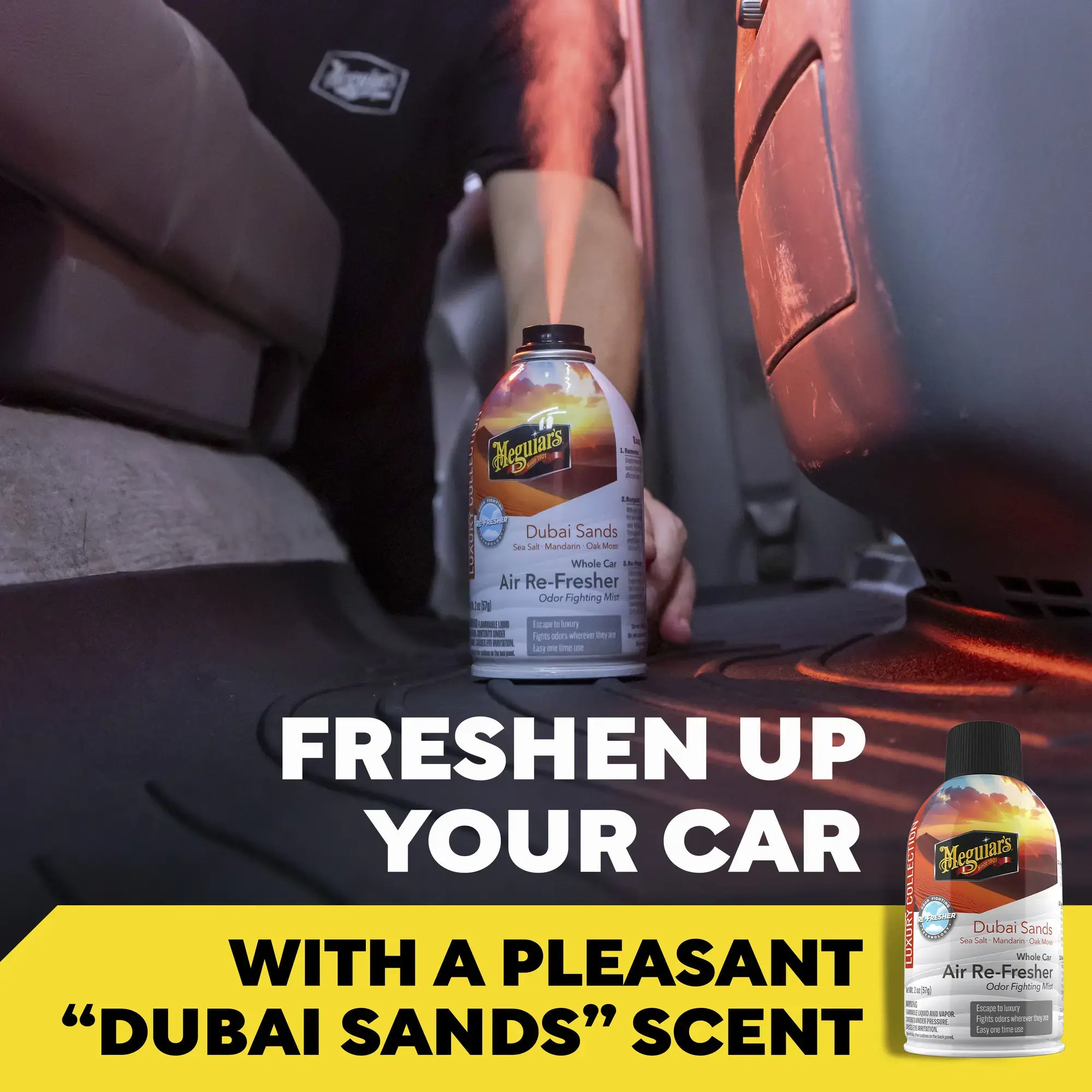 Meguiars Whole Car Air Re-Fresher Dubai Sands 59ml