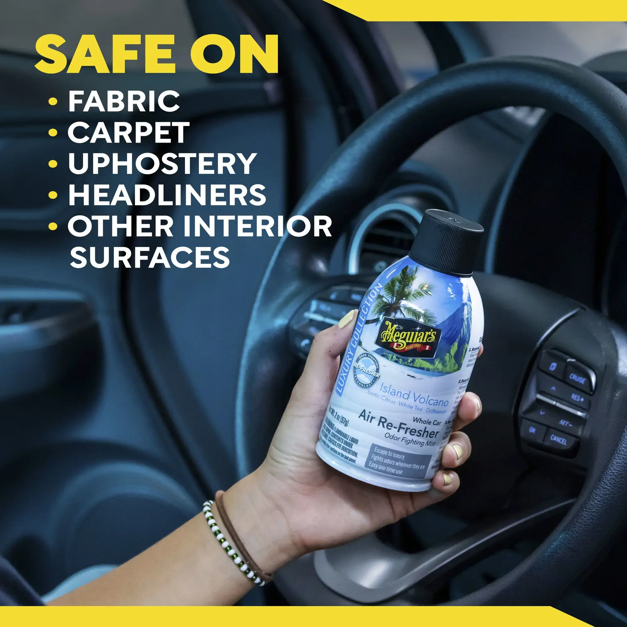 Meguiars Whole Car Air Re-Fresher Island Volcano 59ml