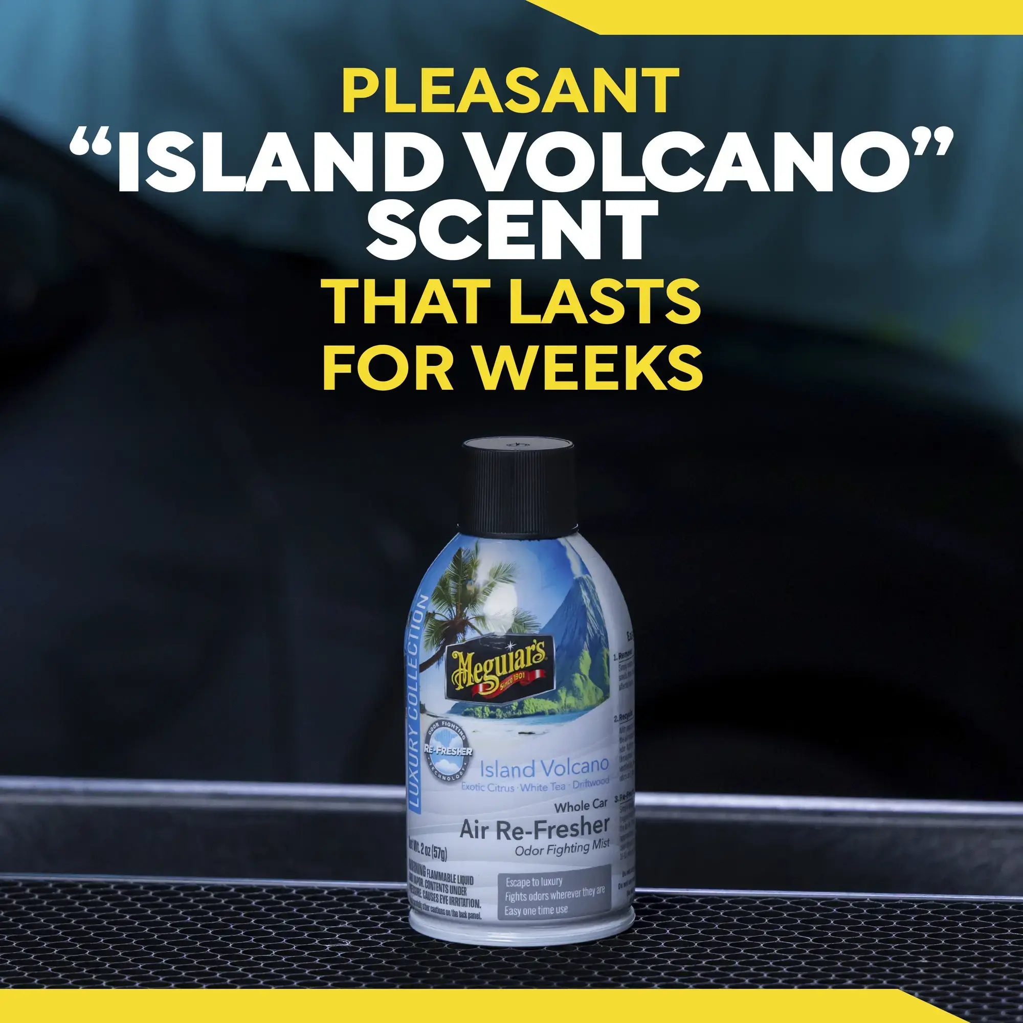 Meguiars Whole Car Air Re-Fresher Island Volcano 59ml