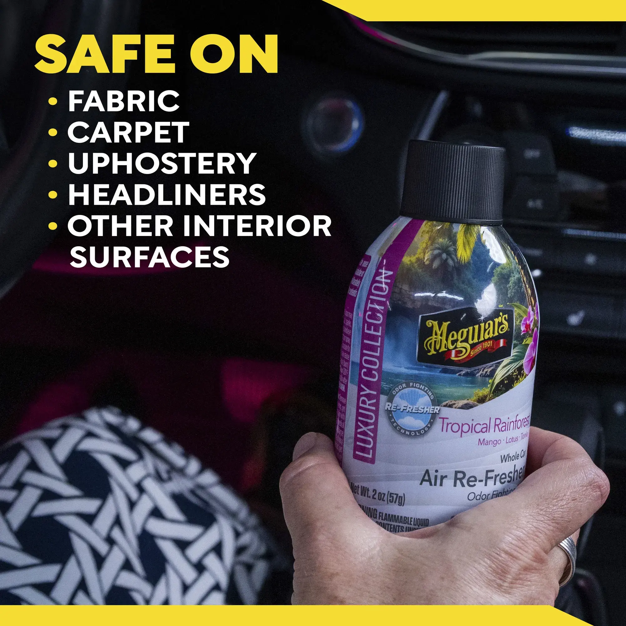 Meguiars Whole Car Air Re-Fresher Tropical Rainforest 59ml