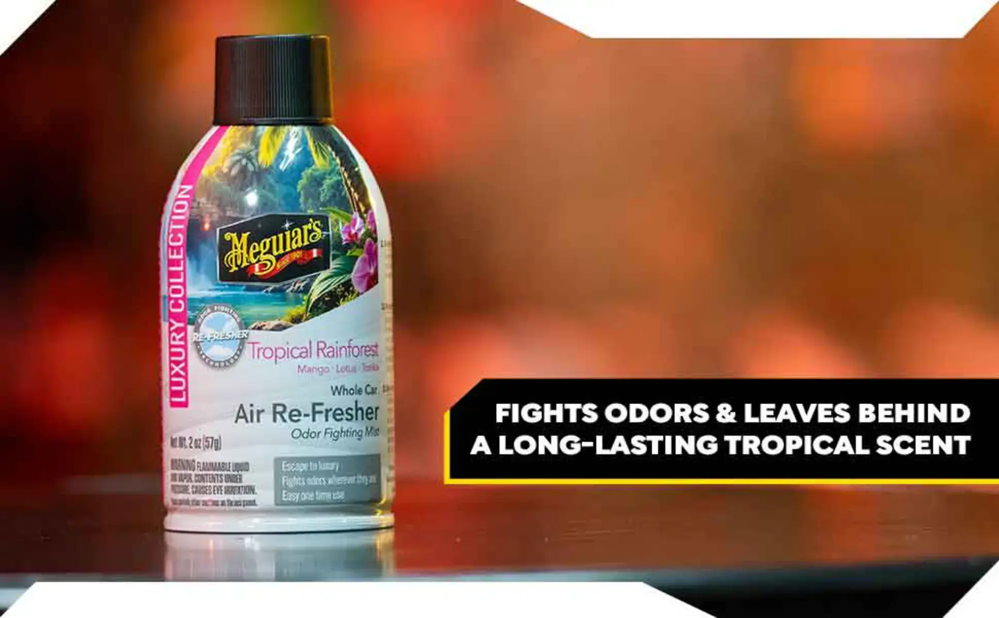 Meguiars Whole Car Air Re-Fresher Tropical Rainforest 59ml