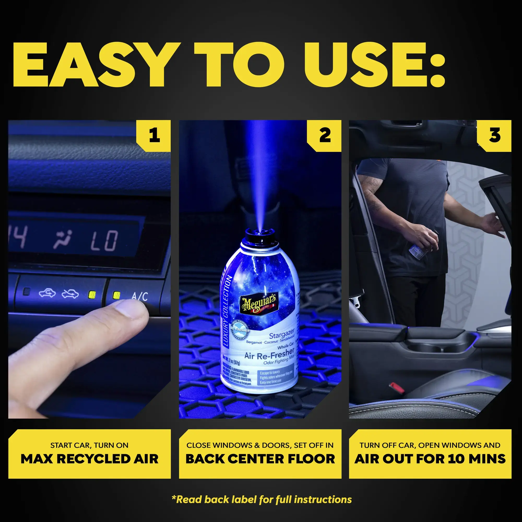 Meguiars Whole Car Air Re-Fresher Stargazer 59ml