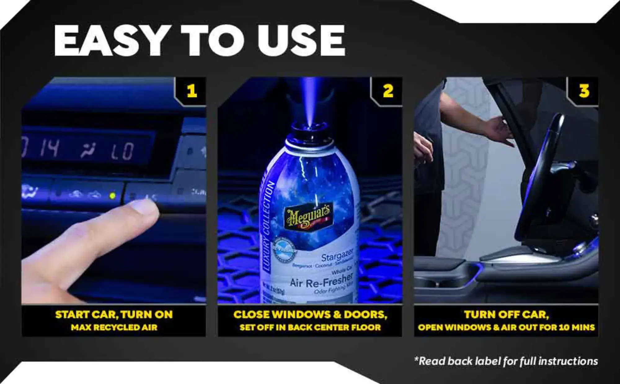 Meguiars Whole Car Air Re-Fresher Stargazer 59ml