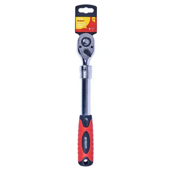 amtech 1/2Inch Telescopic Heavy Duty Ratchet Handle