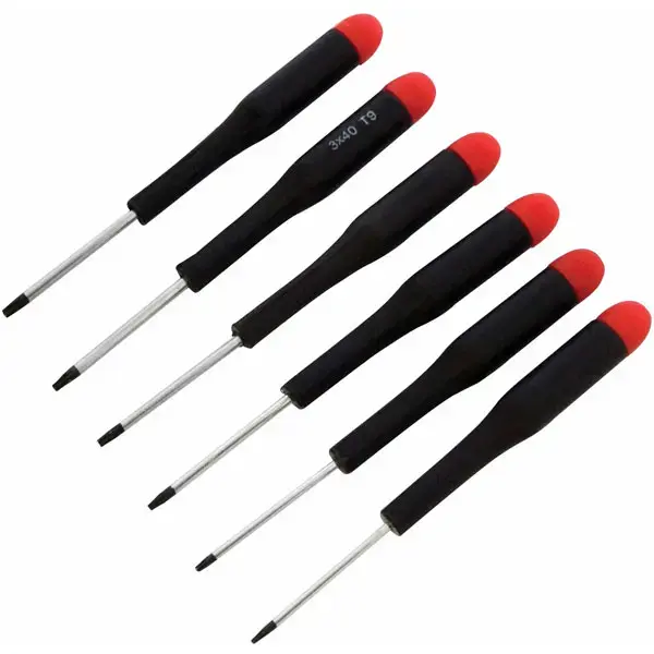 amtech Precision 6pc Torx Star Screwdriver Set