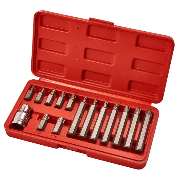 amtech 15pc Torque Bit & Socket Set