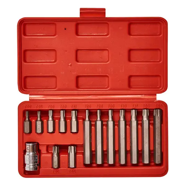 amtech 15pc Torque Bit & Socket Set