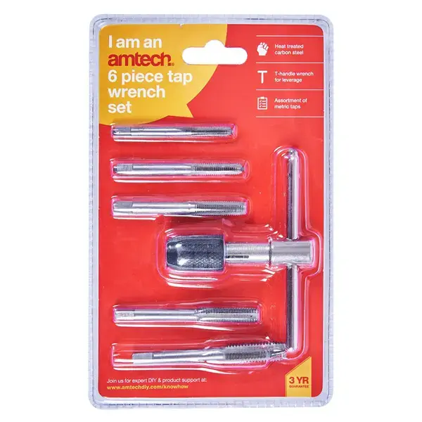 amtech 6pc Tap Wrench Set