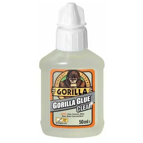 Gorilla Gorilla Glue Glue Clear  50ml (Packed in 5pc Counter Display)