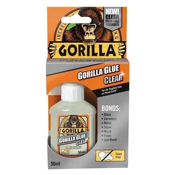 Gorilla Gorilla Glue Glue Clear  50ml (Packed in 5pc Counter Display)