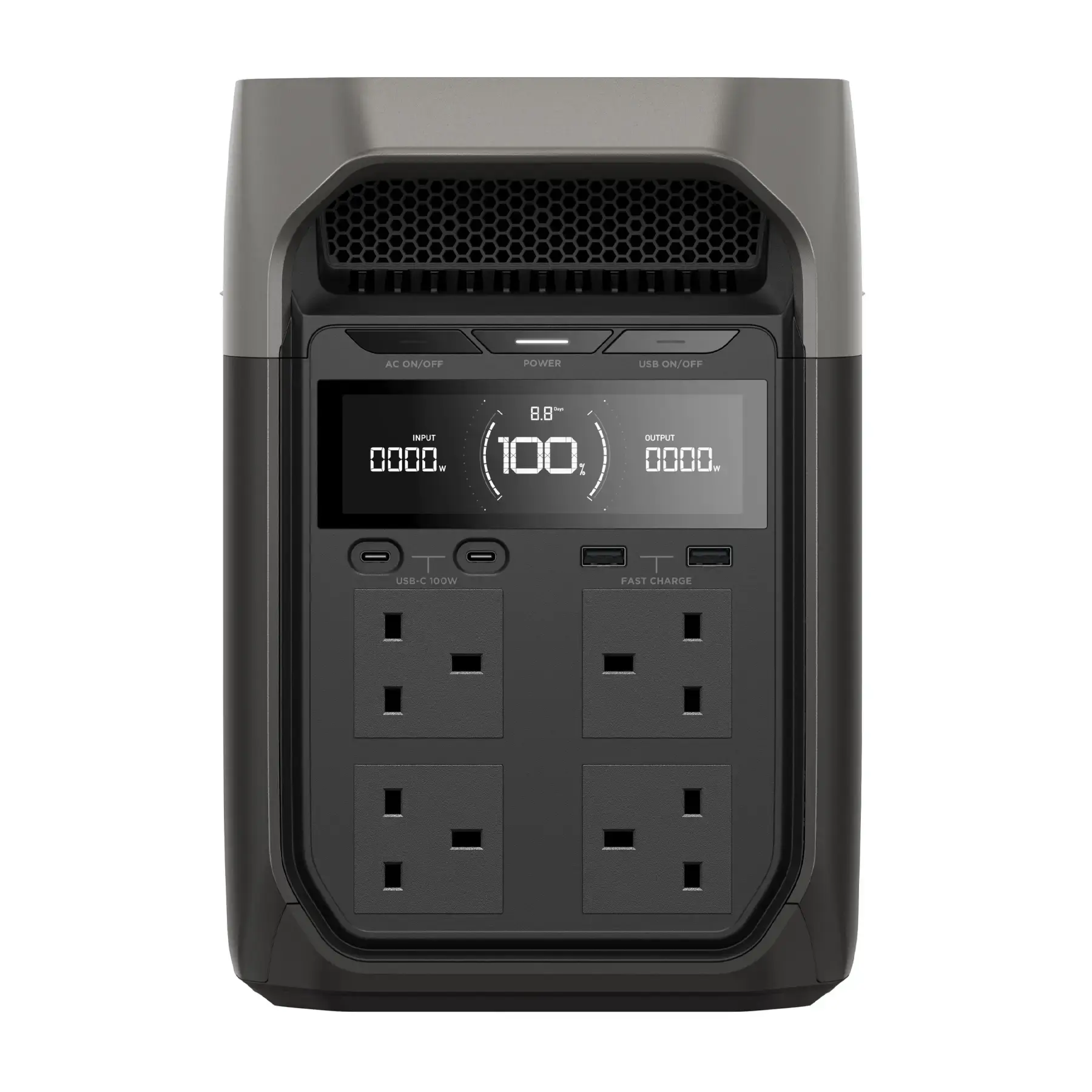 EcoFlow DELTA 3 1024Wh Capacity | 1800W Output  | 500W Solar Input