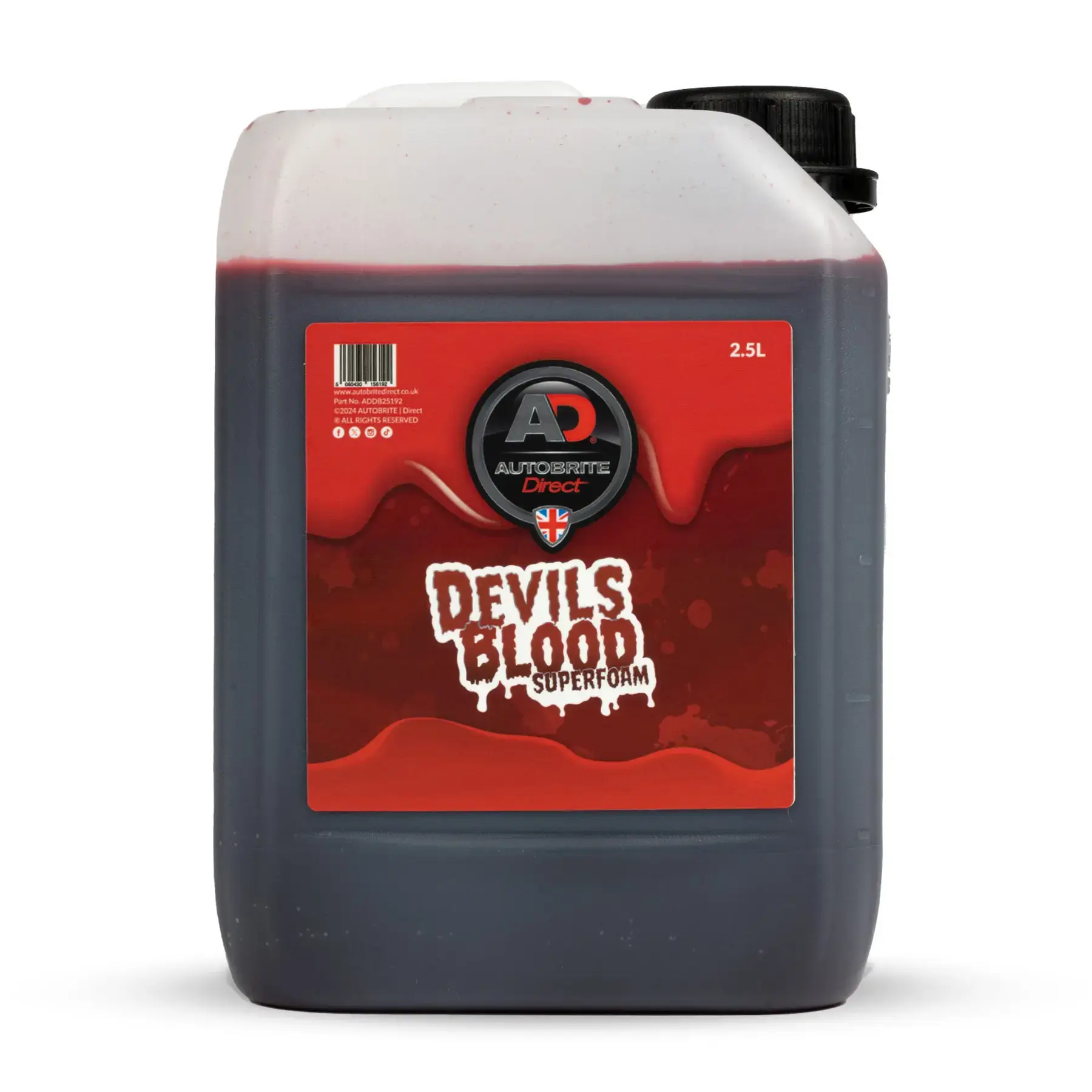 Autobrite The Devils Blood Snow Foam 2.5Ltr