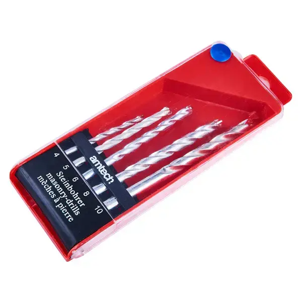 amtech 5pc Masonry Drill Bit Set