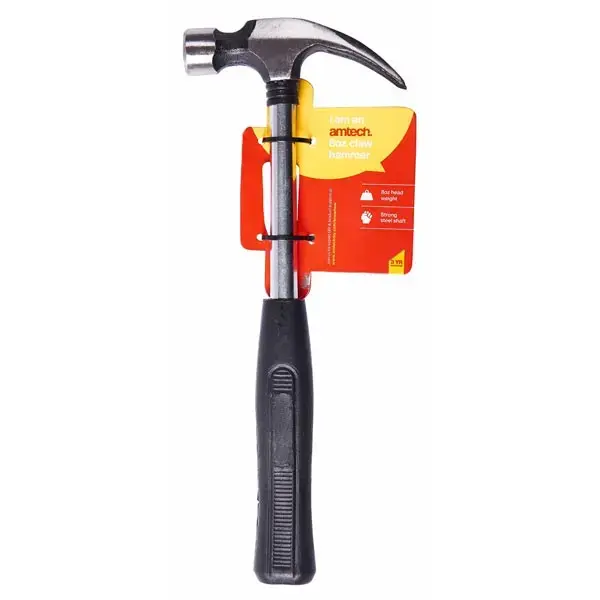 amtech 8Oz Claw Hammer - Steel Shaft