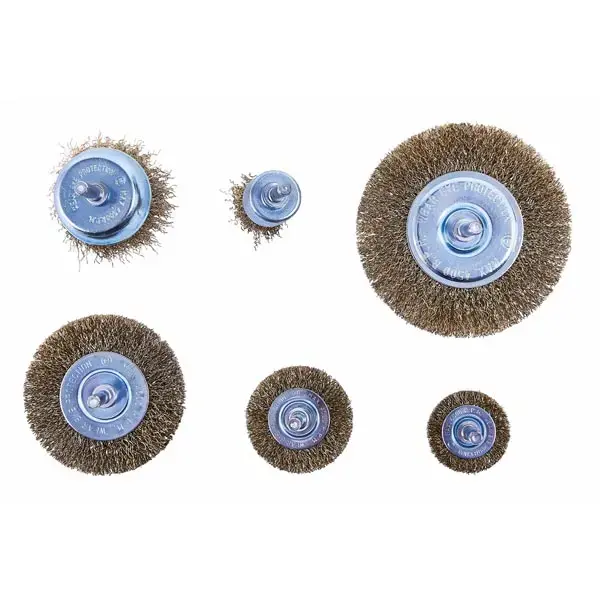 amtech 6pc Wire Wheel Brush Set