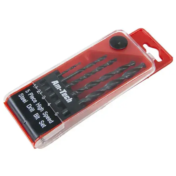 amtech 5pc HSS Drill Set