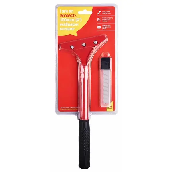 amtech 4 Deluxe Wallpaper Scraper & 5 Blades