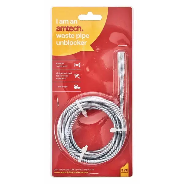 amtech Waste Pipe Unblocker