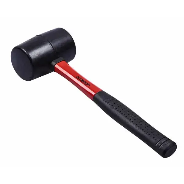 amtech 16Oz Black Rubber Mallet - Fibreglass Shaft