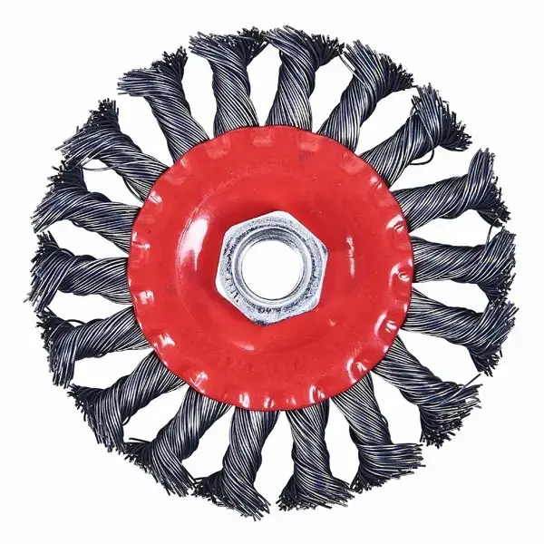 amtech 4" (100mm) Twist Knot Wire Wheel