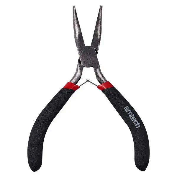 amtech Mini Bent Nose Plier With Spring