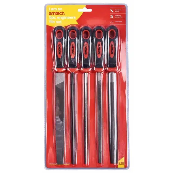 amtech 5pc Engineers File Set