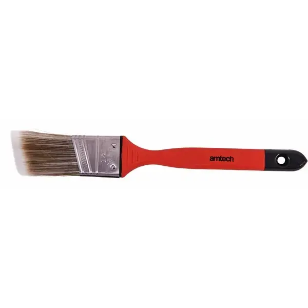 amtech 38mm (1.5") No Bristle Loss Angled Brush - Soft Handle