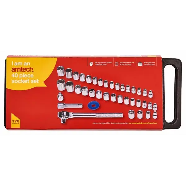 amtech 40pc Socket Set
