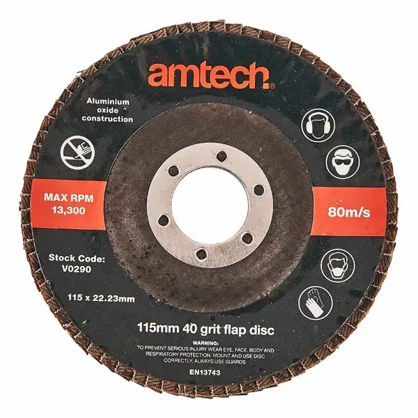 amtech 115mm Flap Disc (40 Grit)