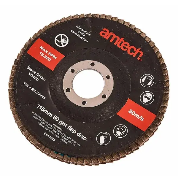 amtech 115mm Flap Disc (80 Grit)