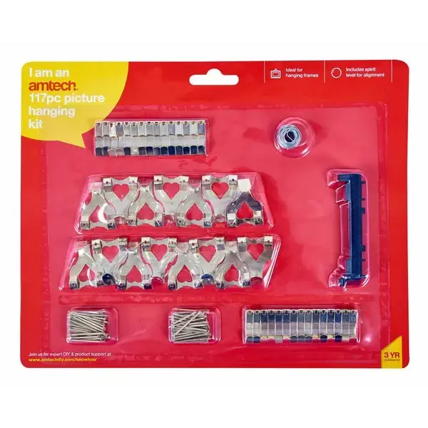 amtech 117pc Picture Hanging Kit