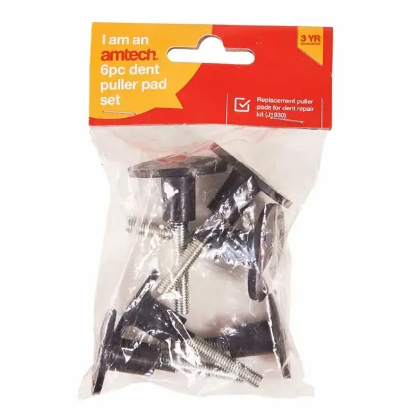 amtech 6pc Dent Puller Pad Set