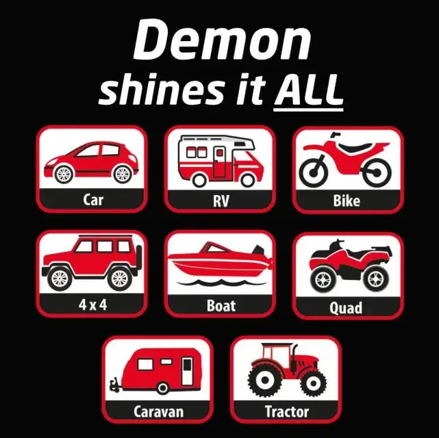 Demon 7 Piece Car Cleaning Kit