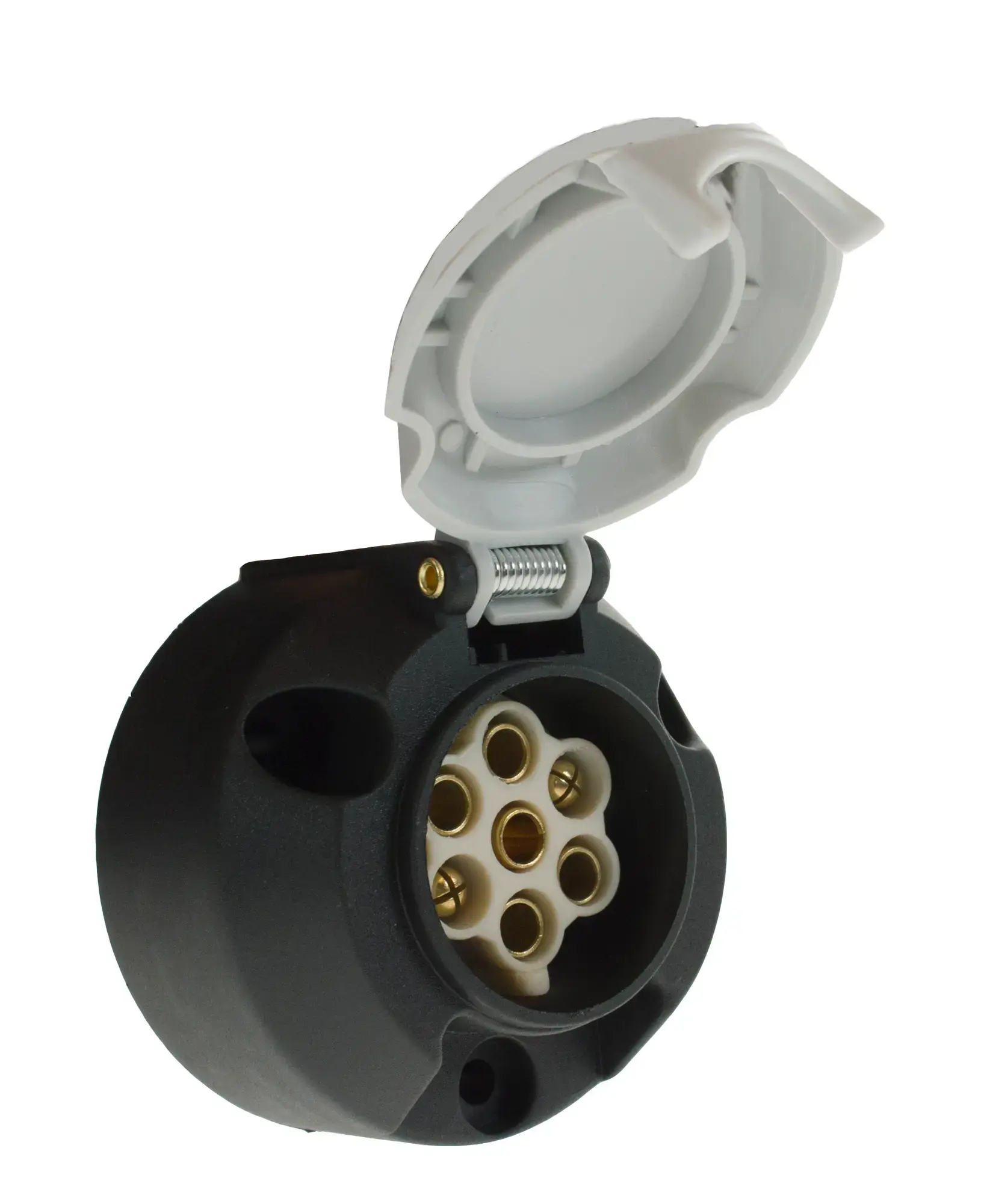 Maypole 12S 7 Pin Plastic Plug Caravan Trailer Electric Socket