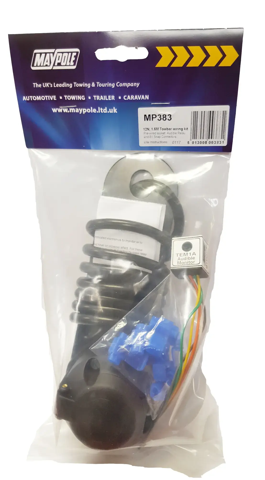 Maypole 12N PreWired 7 Pin Socket for Towing