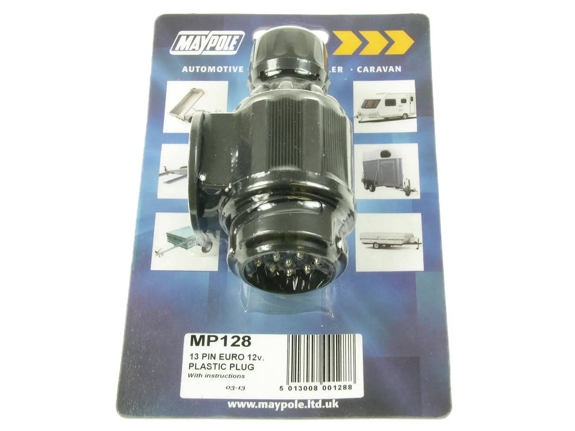 Maypole 13 Pin/12v European Trailer Board Plug