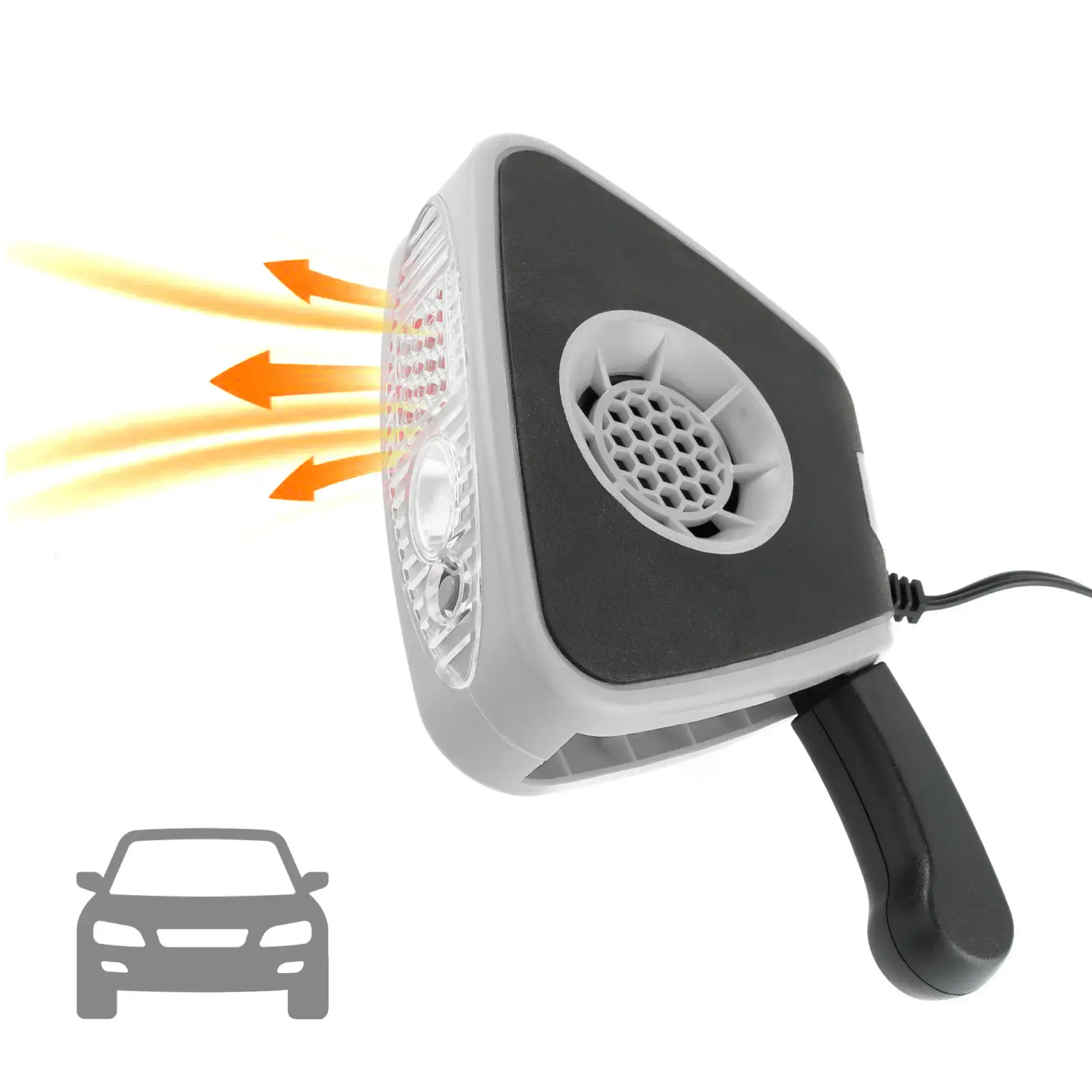 Streetwize 12v Auto Heater/Defroster with Light
