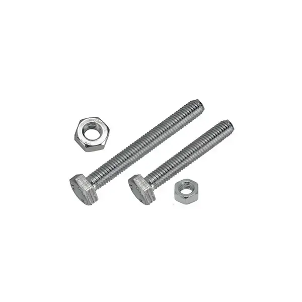 Pearl Set Screw & Nut High Tensile M6 x 25mm