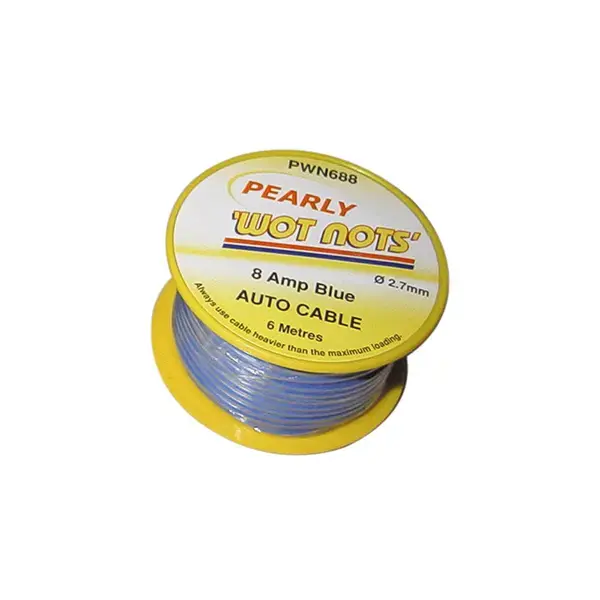 Pearl CABLE SINGLE 8AMP X 6M BLUE